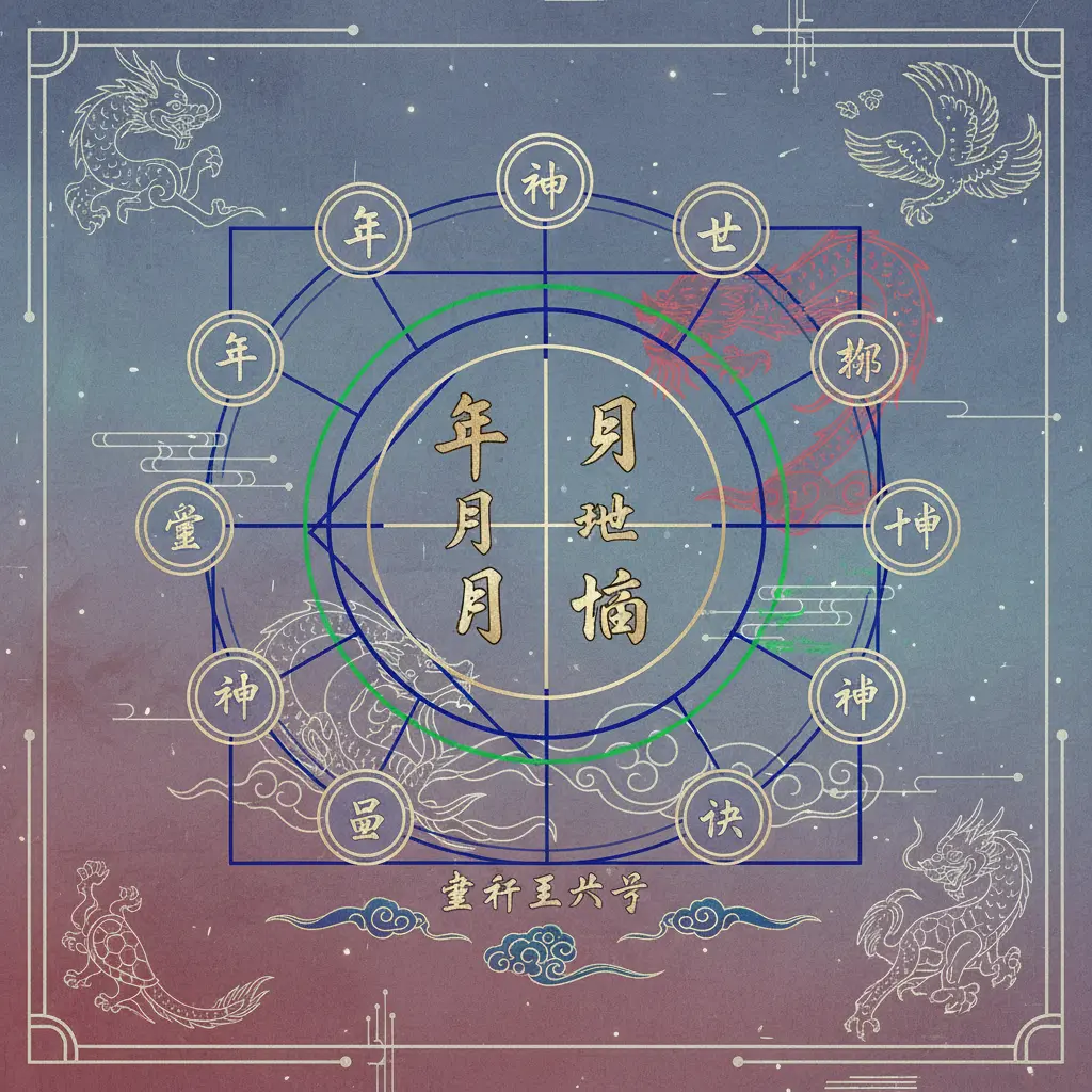 韋千里八字 - 八字命盤