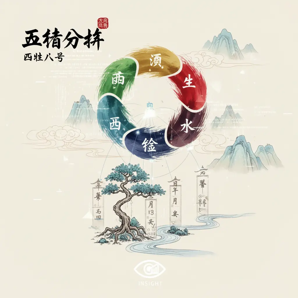 四柱八字 - 五行分析