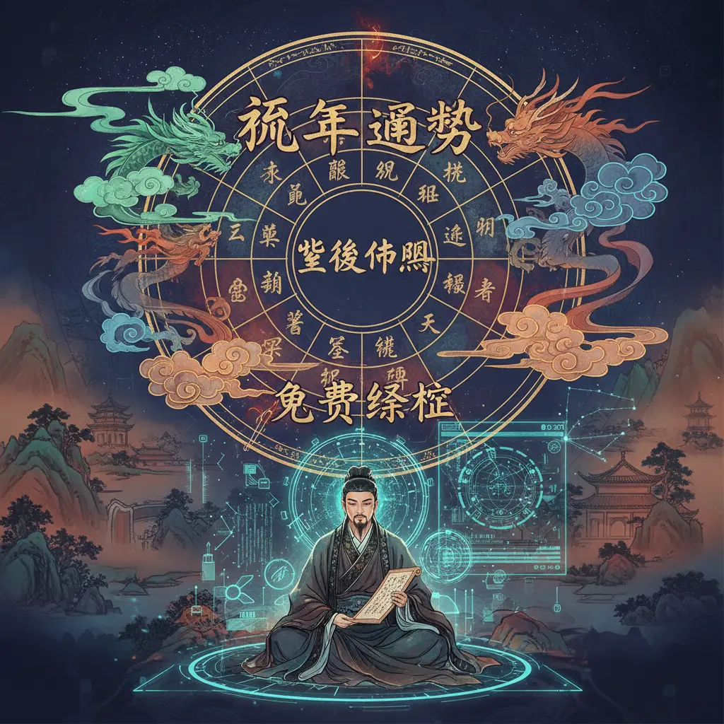 紫微命盤免費解析 - 流年運勢