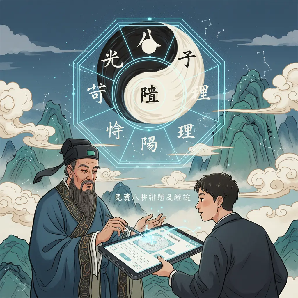 免費八字排盤及解說 - 命理
