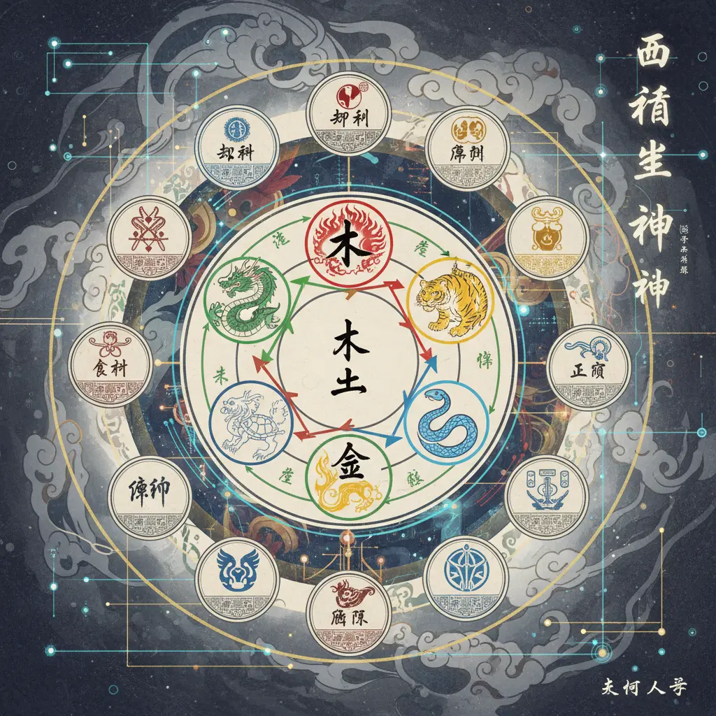 十神 - 五行生剋