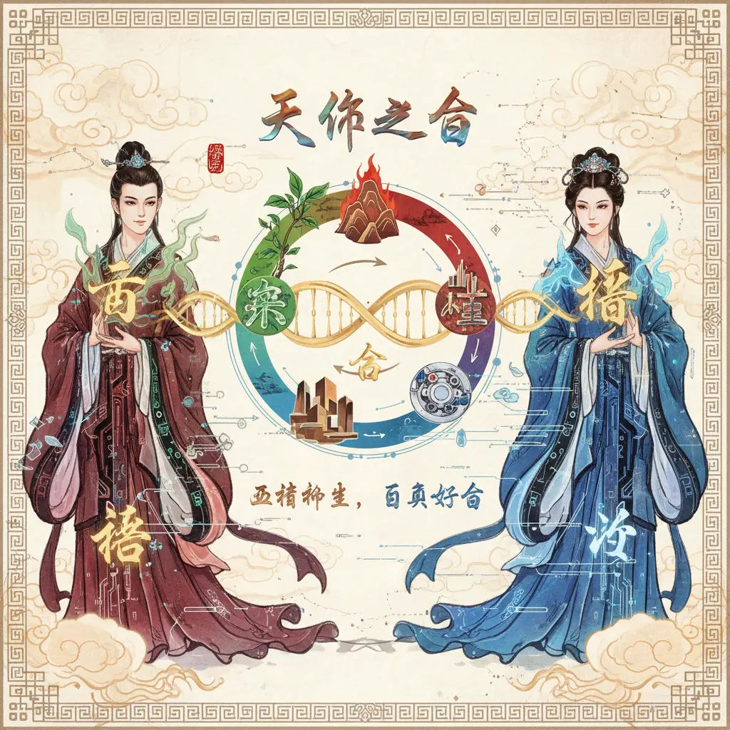 八字合婚 - 五行理論