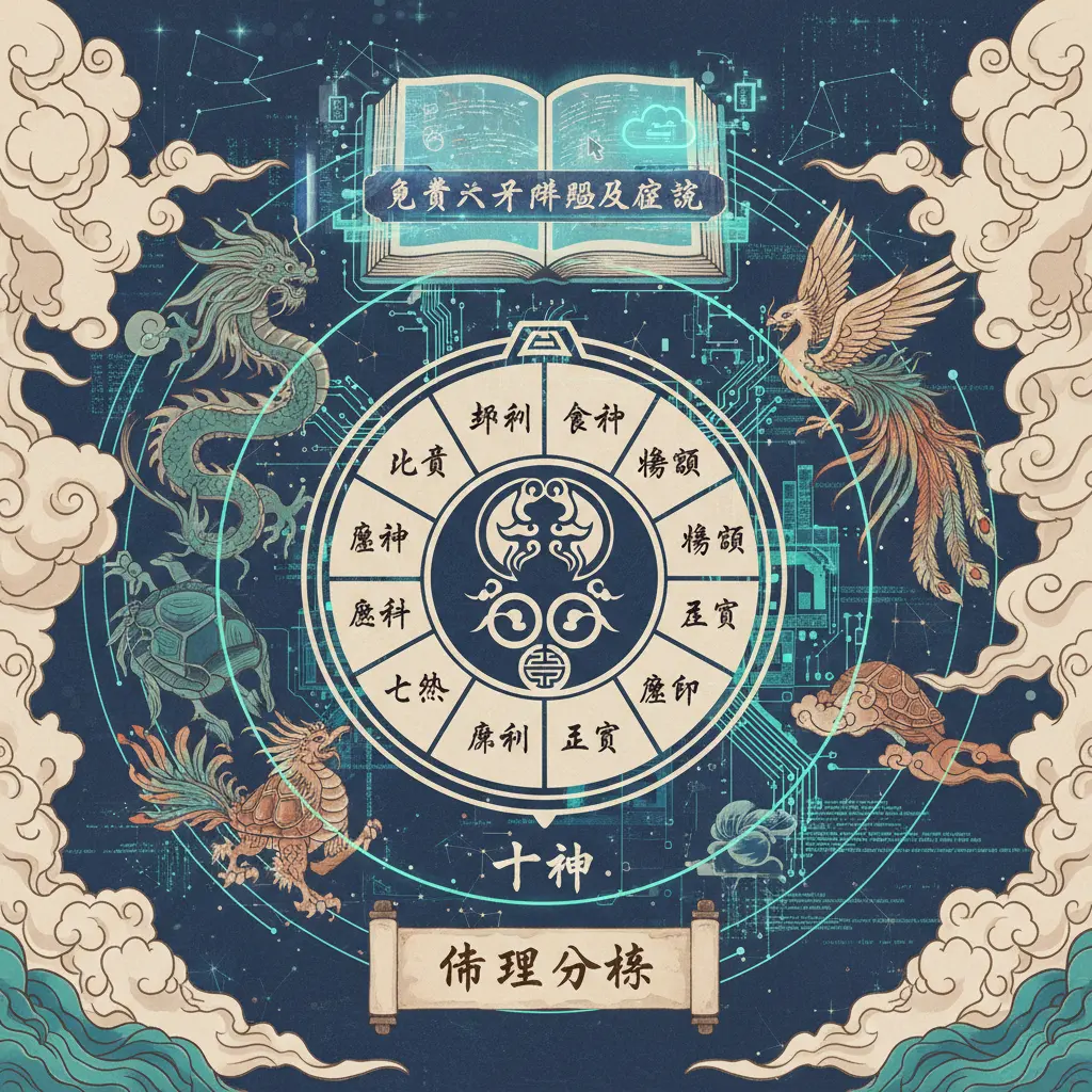 免費八字排盤及解說 - 十神