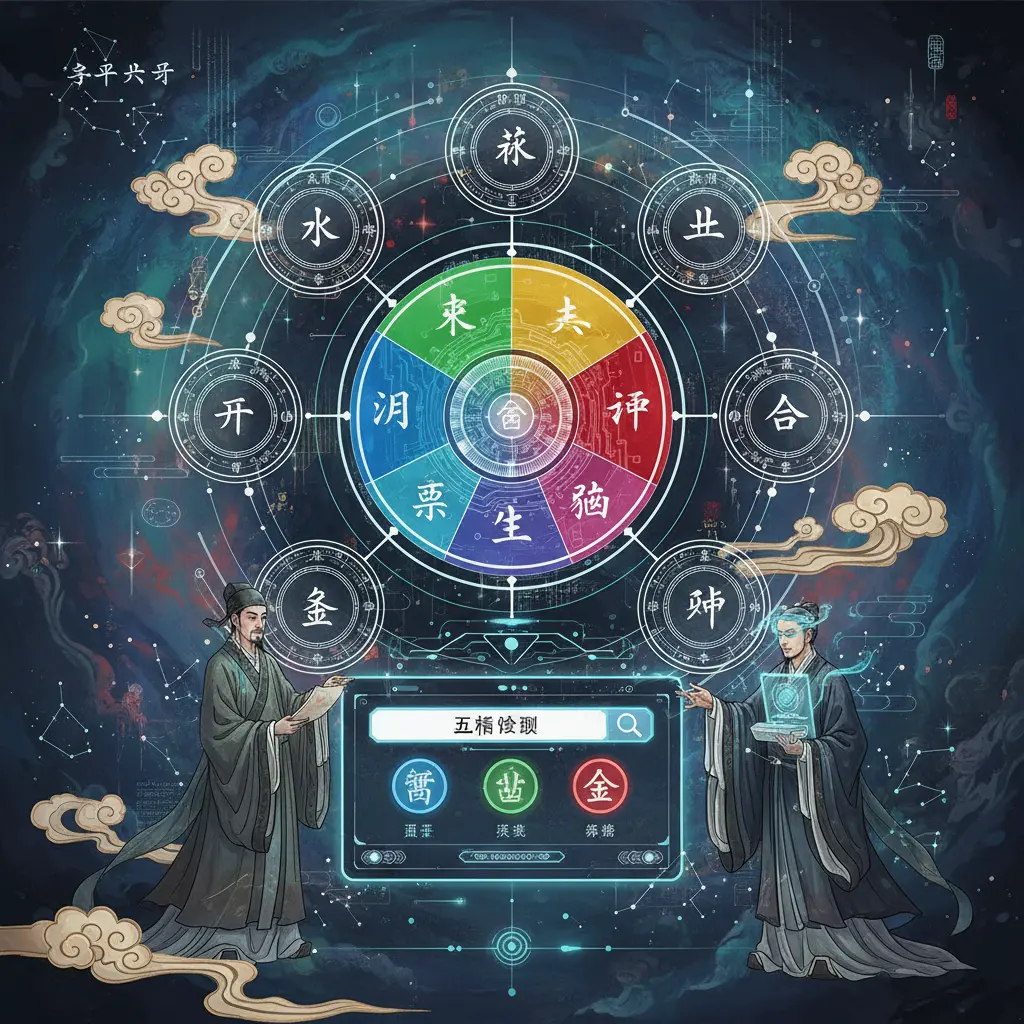 五行查詢 - 子平八字