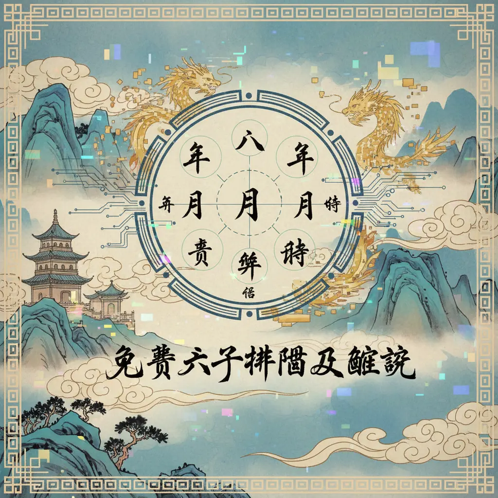 免費八字排盤及解說 - 八字