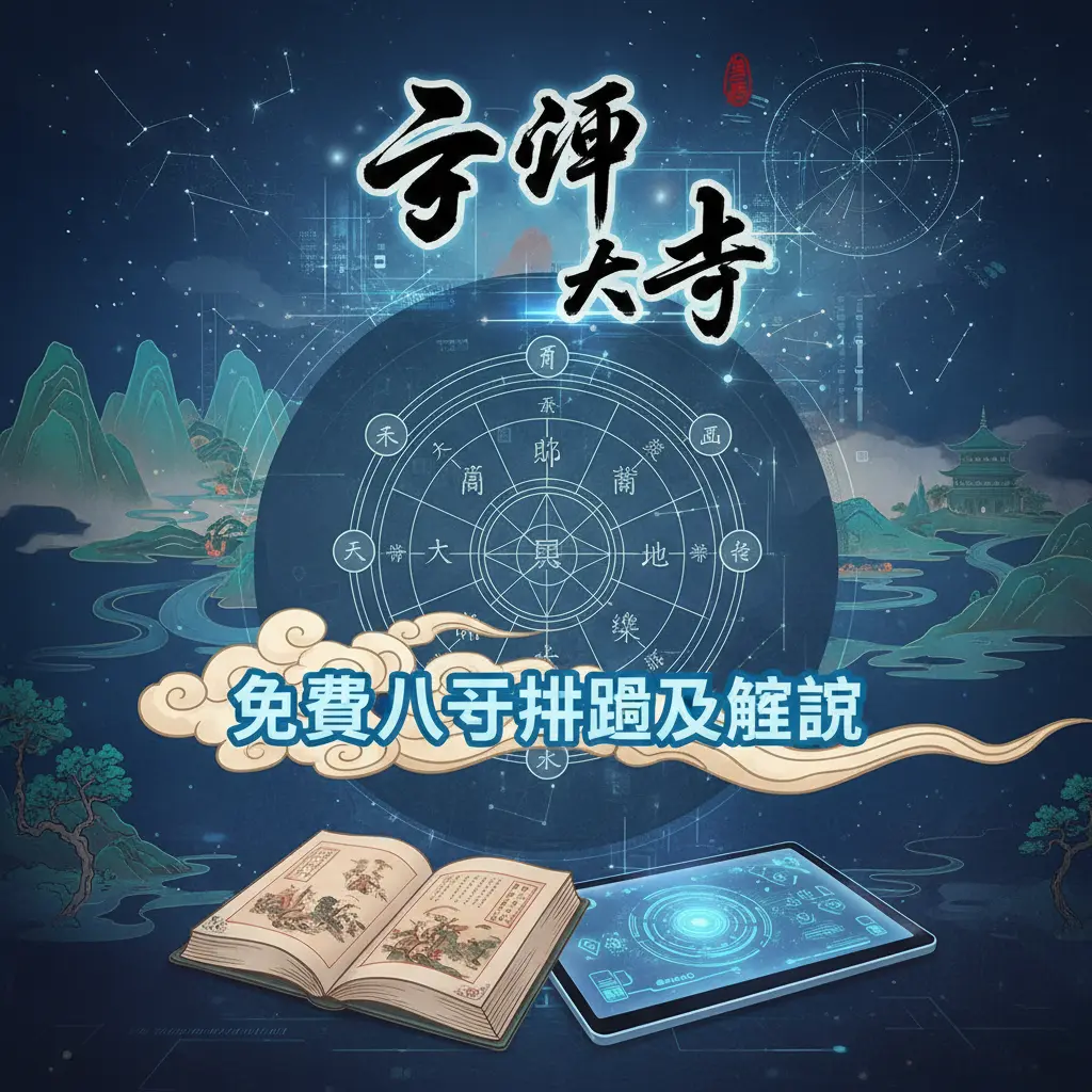 免費八字排盤及解說 - 子平八字