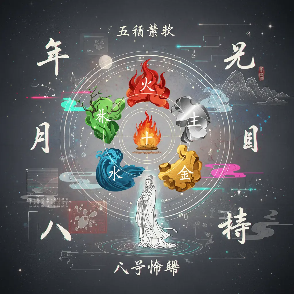 八字命盤 - 五行結構