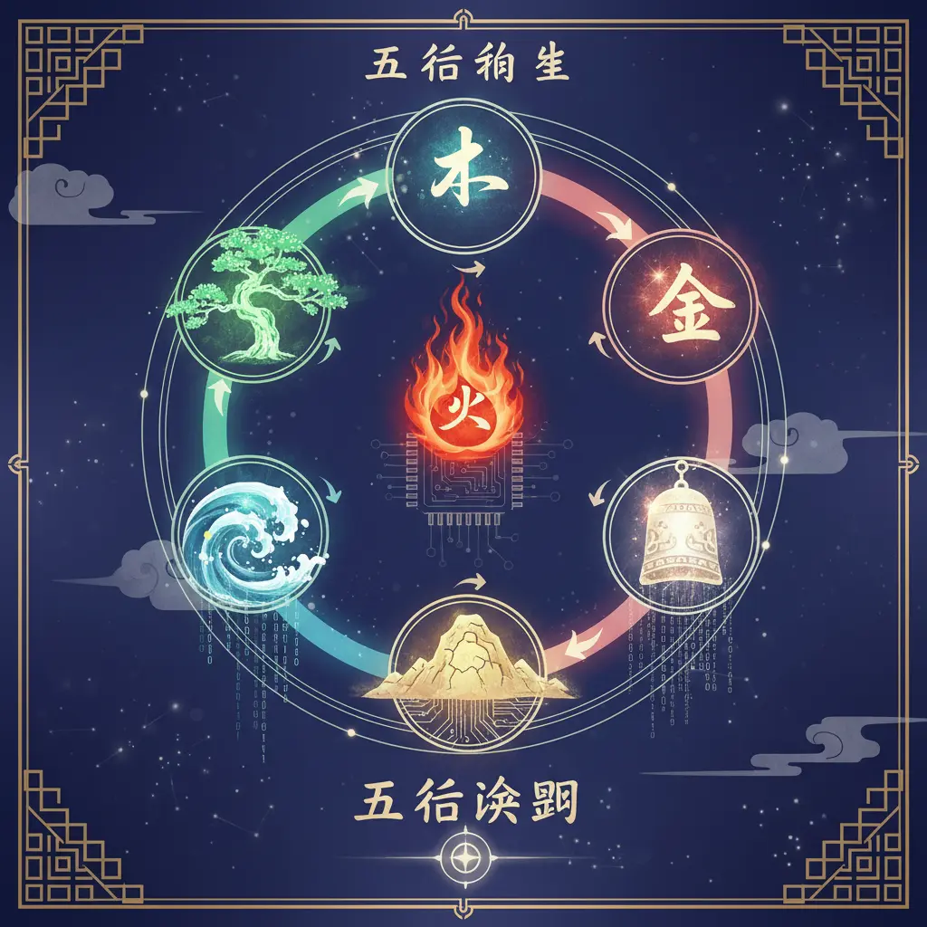 五行查詢 - 五行相生